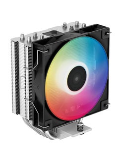 DEEPCOOL AG400 LED Single Tower 120 mm CPU Air Cooler/CPU Fan | Support Intel - LGA1700/1200/1151/1150/1155 & AMD - AM5/AM4 - R-AG400-BKLNMC-G-1  - Image 1