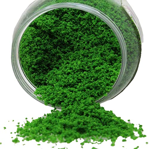 KRAFTMASTERS� 50 Grams Artificial Grass Powder Miniature Tree Snow Micro Garden Landscaping Decoration Craft DIY Accessories (50 Grams) - Image 1