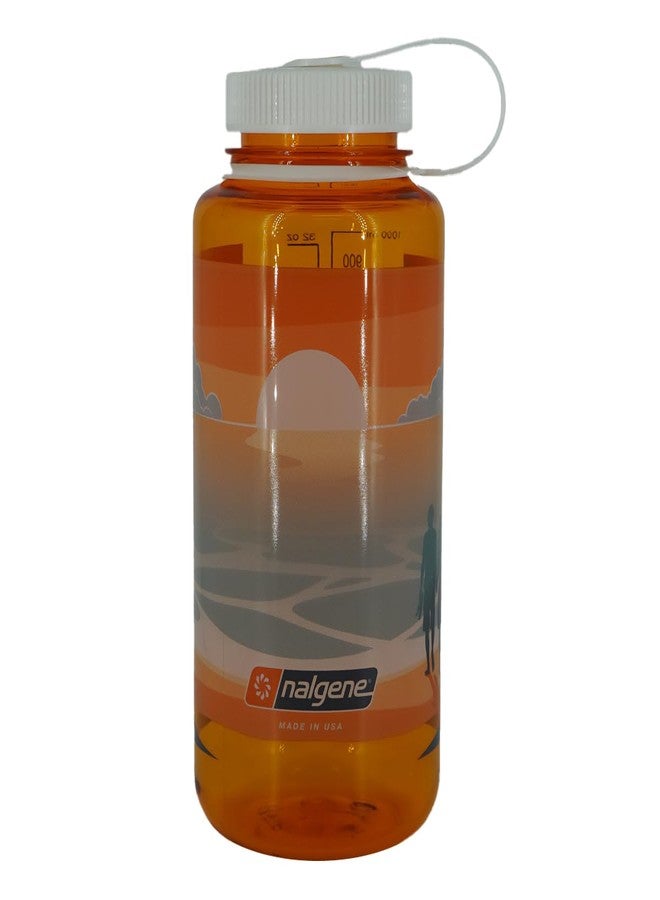 Nalgene Sustain 32 oz. Wide Mouth Water Bottle - Landscape Sunset - Image 1