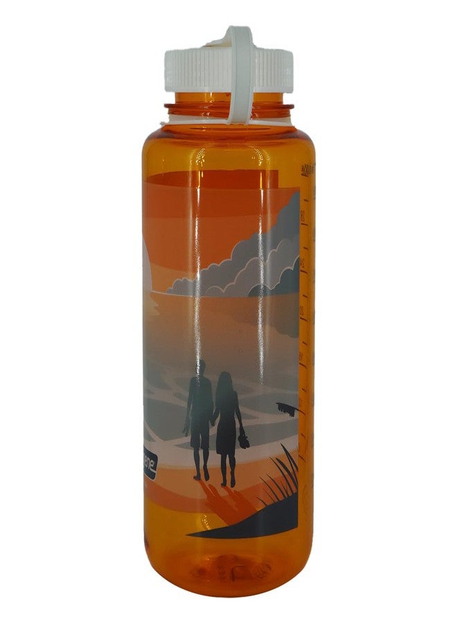 Nalgene Sustain 32 oz. Wide Mouth Water Bottle - Landscape Sunset - Image 2