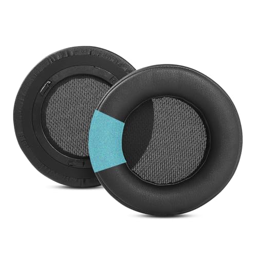 YDYBZB وسادات أذن YDYBZB متوافقة مع سماعة الألعاب Corsair Virtuoso RGB Wireless SE - وسائد أذن من رغوة الذاكرة (أسود) - Image 1