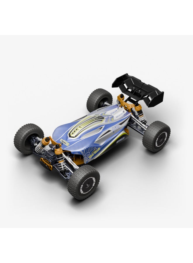 Product RC1:14 Full Scale Brushless Four-wheel Drive Remote Control High-speed Off-road Vehicle 2.4G Drift Car Boy Electric Toy-Color:Blue And White (brushless Version)-Scale:1:14  - Image 1