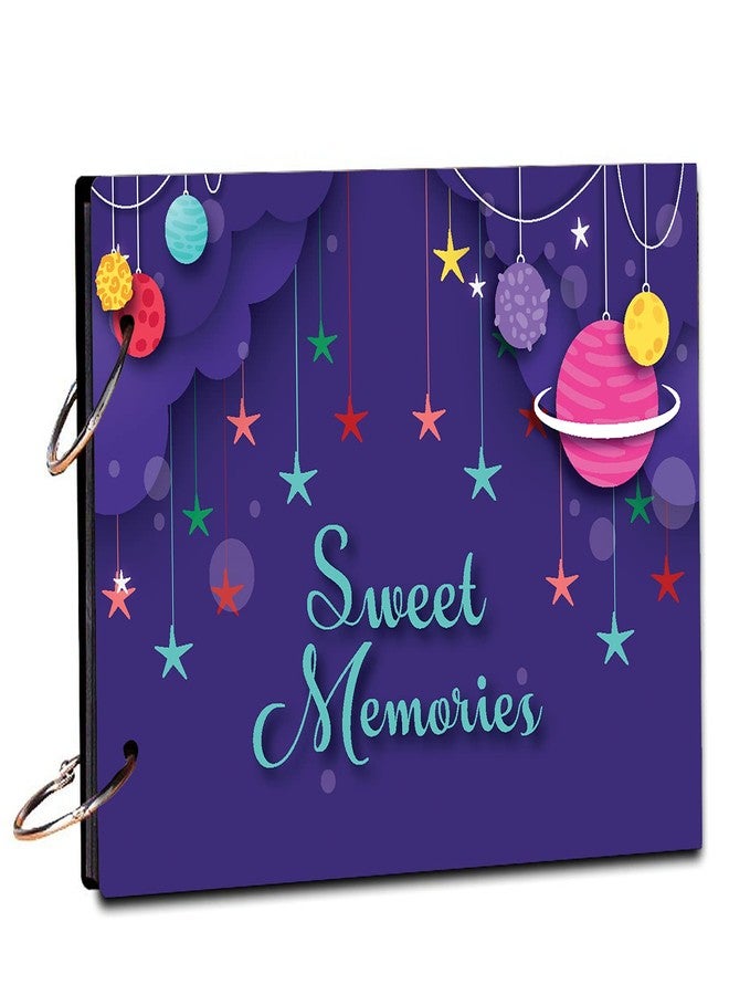 BP Design Solution Sweet Memories Baloon Background Scrap Book Photo Album/Photo Dairy For Memories 20 Pages Size (8.5x6") inch - Image 1