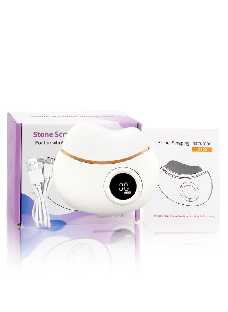 general Smart Electric Gua Sha Instrument Stone Gua Sha Board Facial Beauty Lifting Beauty Instrument Whole Body Muscle Massager - Image 1