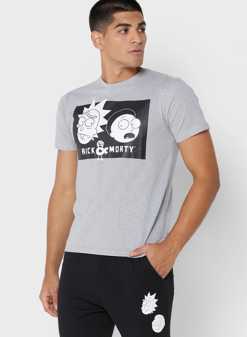 Warner Bros Rick & Morty Sustainable Pyjama Set