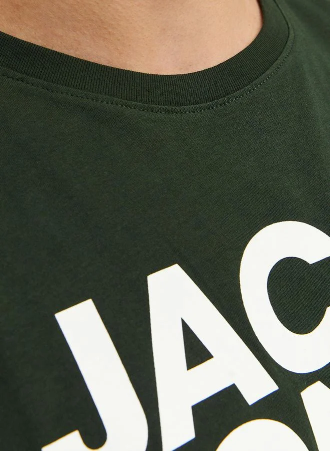 JACK & JONES Logo Print Regular Fit T-Shirt
