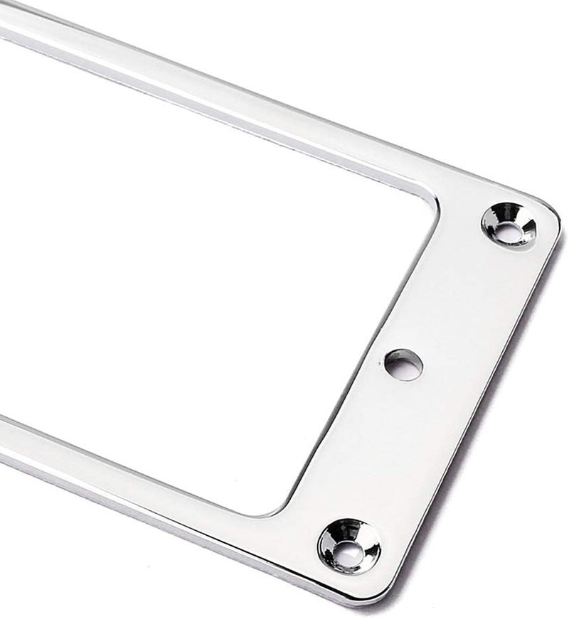 klarako 2pcs Pickup Mounting Ring for LP Electric Guitars, Chrome, as described - Image 4