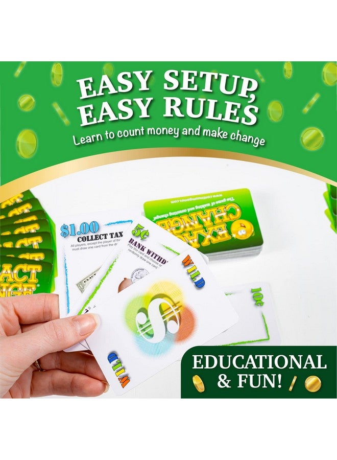 Continuum Games Exact Change Card Game - Educational Money Counting Game for Kids - Image 2
