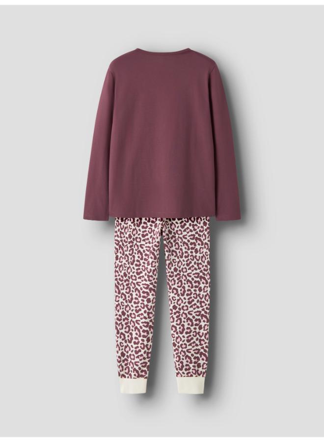 NAME IT Kids Leopard Print Nightwear Set - Image 2