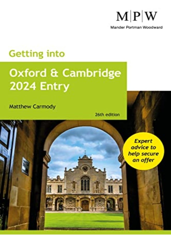 Getting into Oxford and Cambridge 2024 Entry 