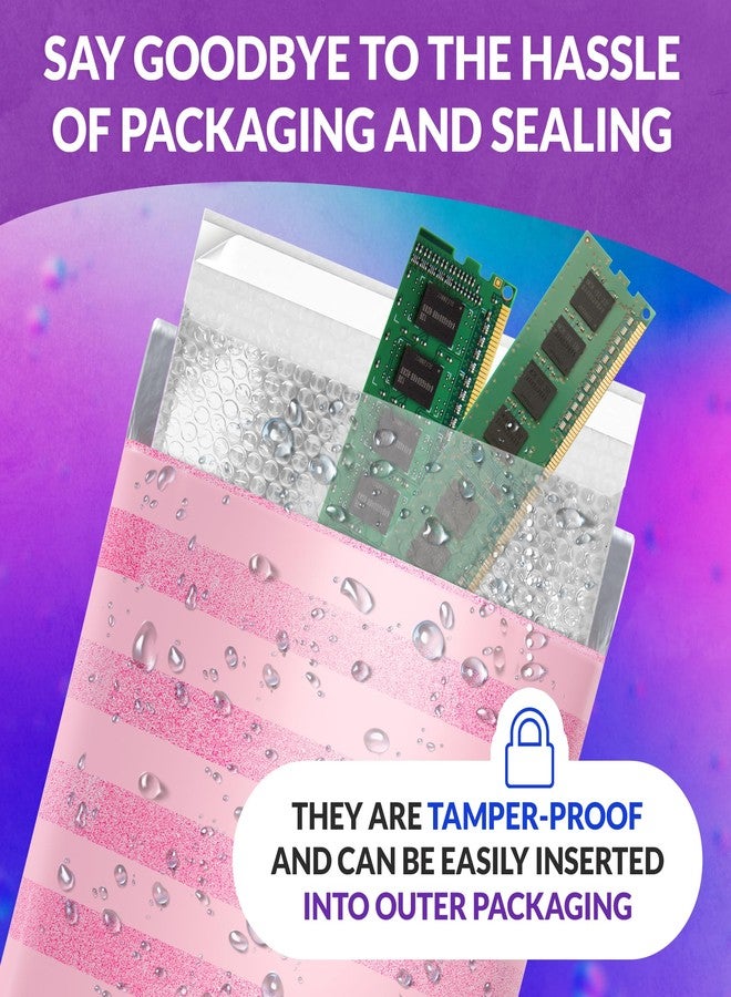 ABC PACK & SUPPLY Bubble Wrap Pouches, 8 x 15.5 Inch Clear Self Seal Packing Bags, Polyethylene Cushioning Sleeves for Shipping, Moving, Storage, Pack of 25 - Image 5
