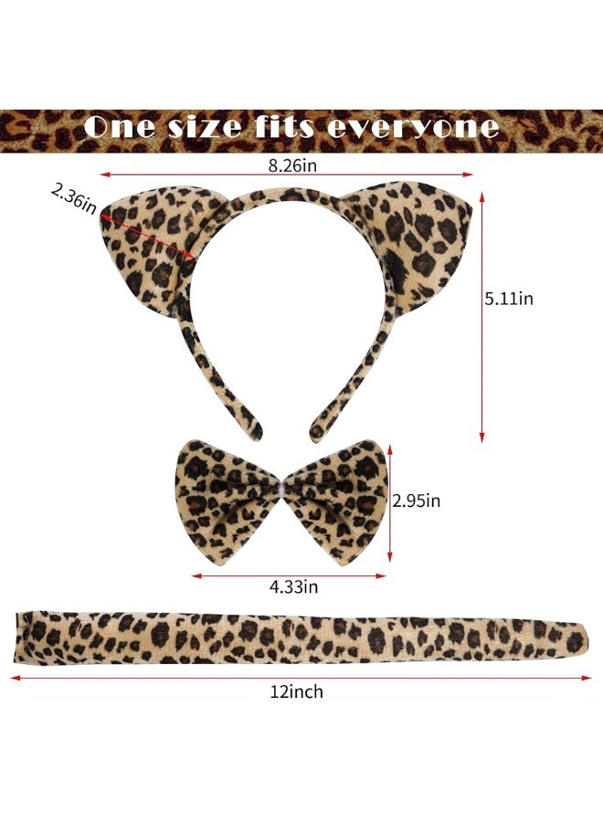 Dxhycc Black Cat Costume for Girls Kids Cat Ears Headband Tail Bowtie Tutu and Cat Face Stickers for Halloween Dress Up Party - Image 2