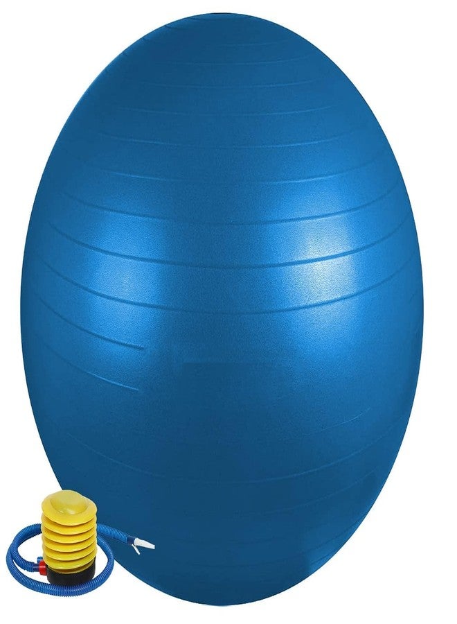 PARSPAR Anti-Burst Rubber Gym Ball with Free Pump - Workout, Yoga Ball for Men & Women - Training Ball, Fitness Ball, Gymnastics Ball, Balance & Stability (Pack of 1, 65cm) - Image 1