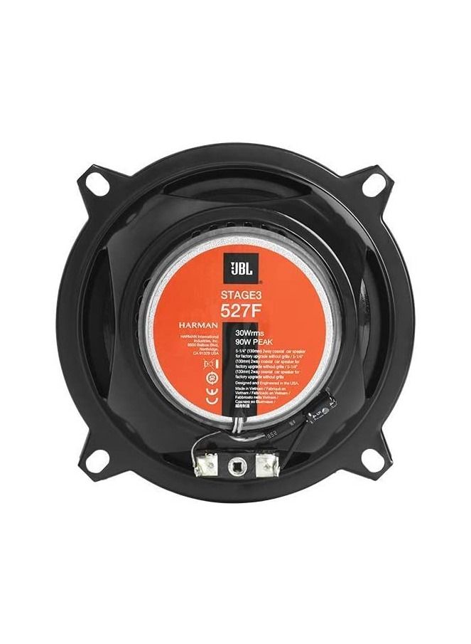 JBL JBL Stage3 527F 5.25 Inch Two-Way Car Audio Speaker 200W  - Image 3