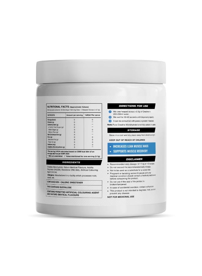 Wellcore Micronised Creatine Monohydrate Powder, Watermelon Wave, 367g (83 Servings) - Image 2