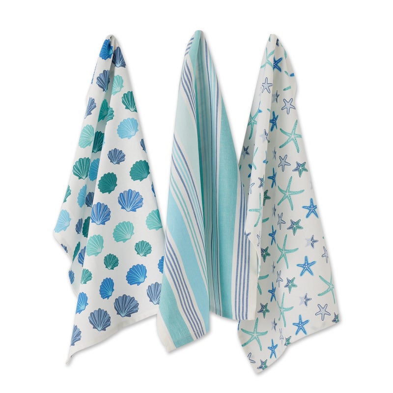 Design Imports DII Beach Comber Dishtowel 3 Piece - Image 1