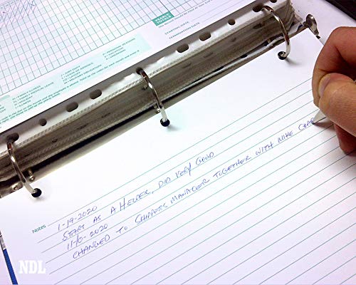NextDayLabels - Employee Daily Attendance History Records, Letter Size Cards (25 Forms) - Image 5