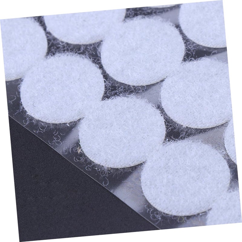 5 Sets Medium Wall Traceless Adhesive Tape Loop And Hook 900 Pieces Round Circular - Image 3