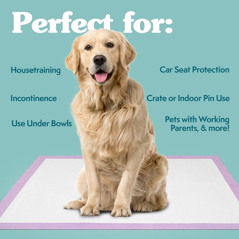 Simple Solution Dog Training Pads Lavender - 100 - Image 3