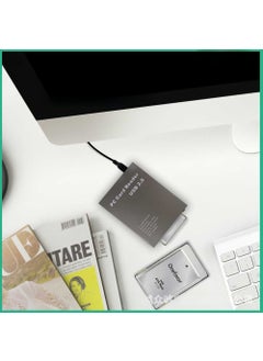 High-Speed USB 2.0 PCMCIA Card Reader for Industrial Use Black
