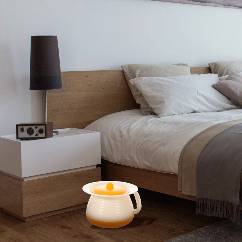 🍳 وعاء بول محمول بغطاء لكبار السن والأطفال سهل التنظيف للاستخدام المنزلي - Image 5