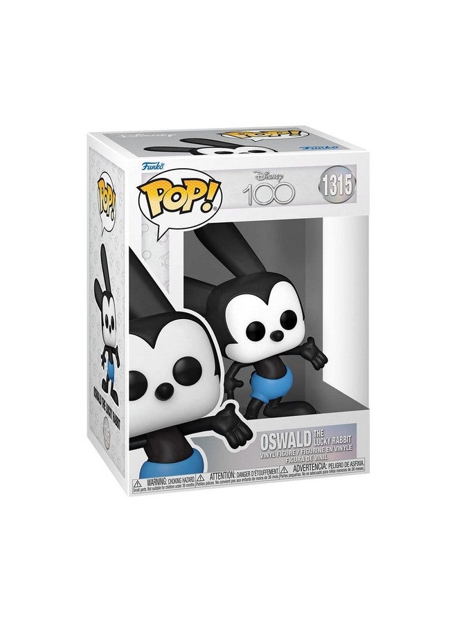 Funko POP! Disney: Disney 100 - Oswald The Lucky Rabbit - 1/6 Odds for Rare Chase Variant - D100 - Disney - Collectable Vinyl Figure - Gift Idea - Official Merchandise - for Kids & Adults - Image 2