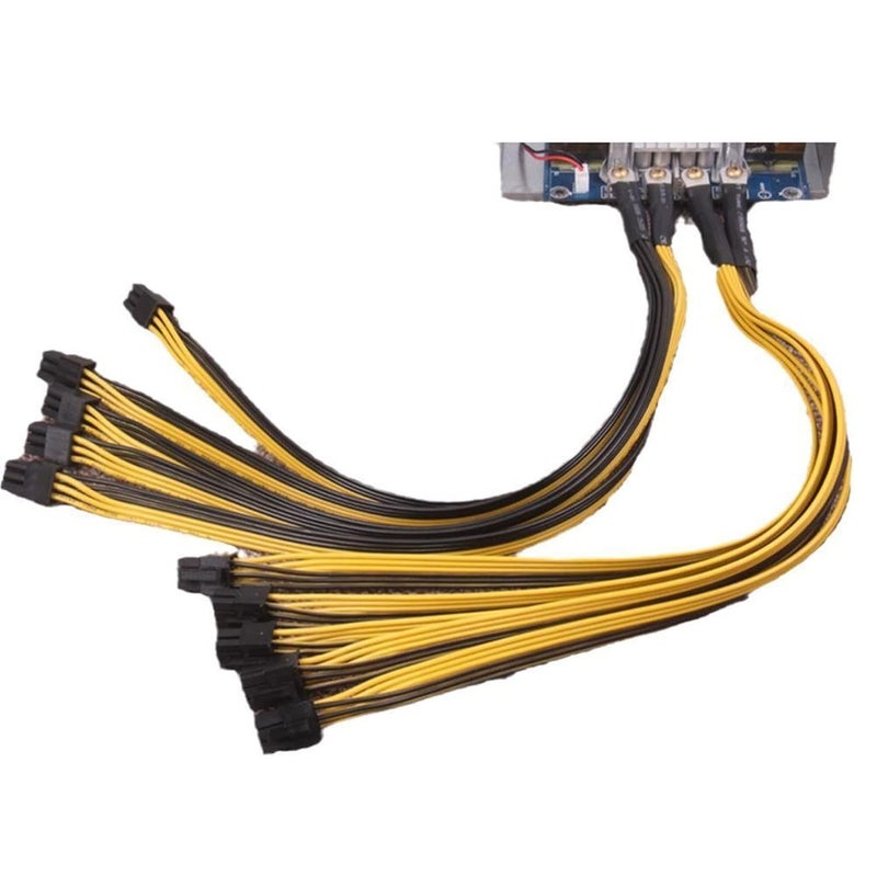 1Pcs 40cm 6 Pin Connector Server Power Supply Cable PCIe Express for P3 S7 S9 S11 Bitmain Miner Machine Support Miner PSU Cable - Image 2