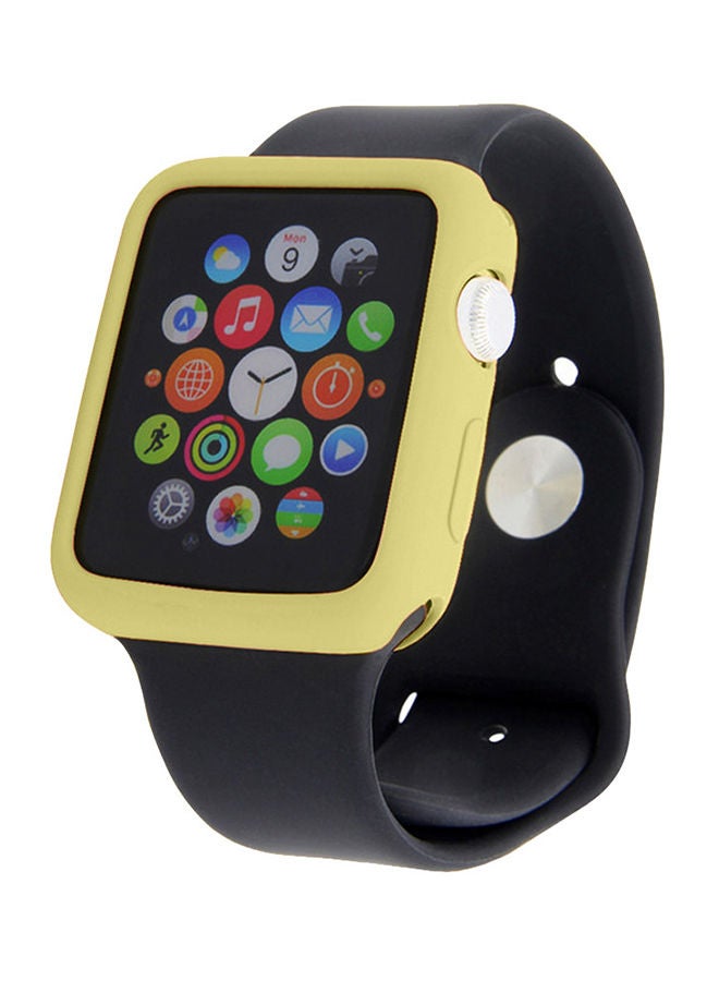 NIBEMINENT Protection Case Cover For Apple Watch Series1/2/3 42mm Yellow - Image 4