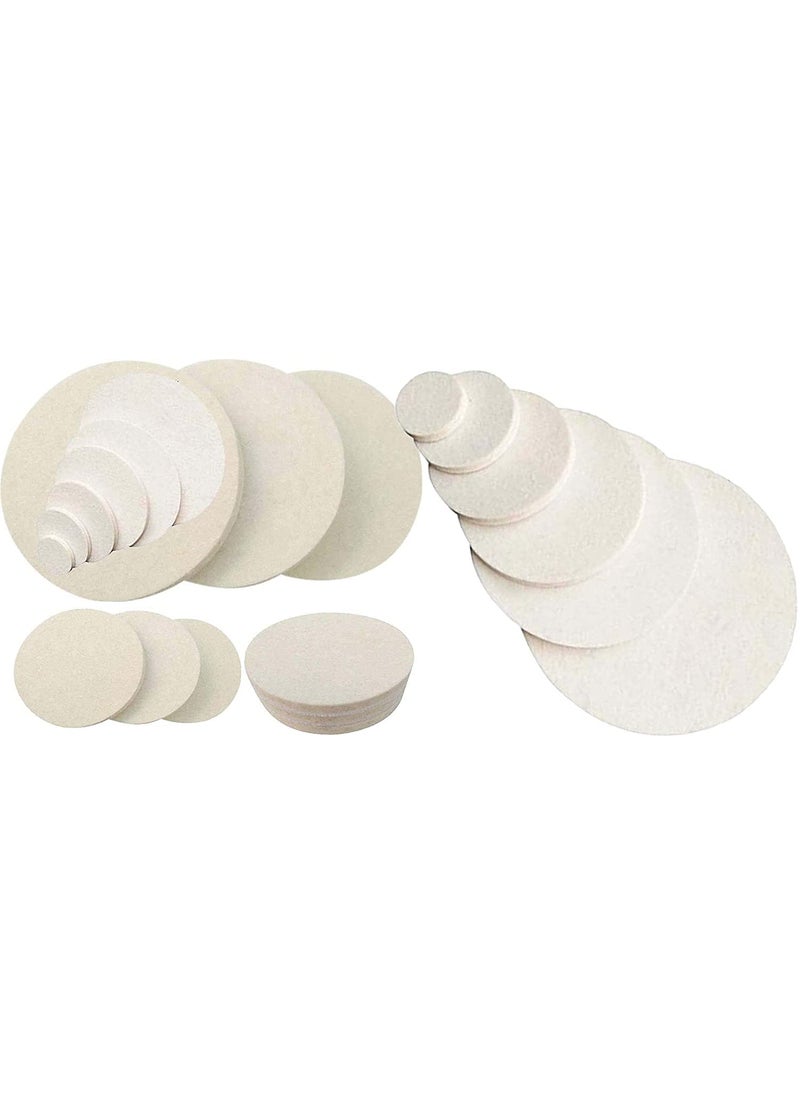 DIY Crafts DIY Crafts 1 Pc, 7" inch Felt Pad Only, Only Wool Felt Pad For Polishing Drill Buffing Felt Pads Waxing Sealing Glaze Finishing Glass S (1 Pc, 7" inch Felt Pad Only)  - Image 5