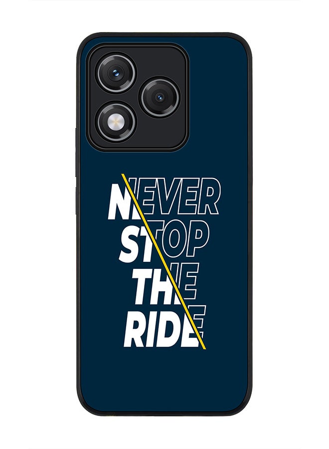 For Honor 400 Lite Case,Slim fit Camera Protection, Shockproof Thin Phone cover  - Never stop the ride