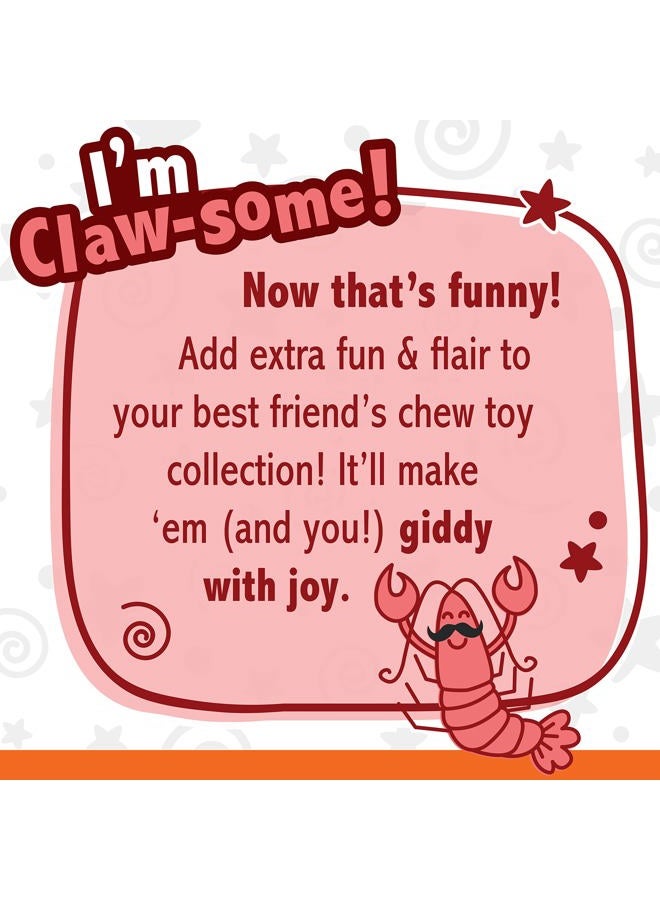 Nylabone Lobster Dog Toy Power Chew – Cute Dog Toys for Aggressive Chewers – with a Funny Twist! Filet Mignon Flavor, X-Large/Souper (1 Count) - Image 5