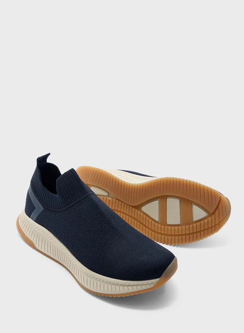 Robert Wood Knitted Slip Ons