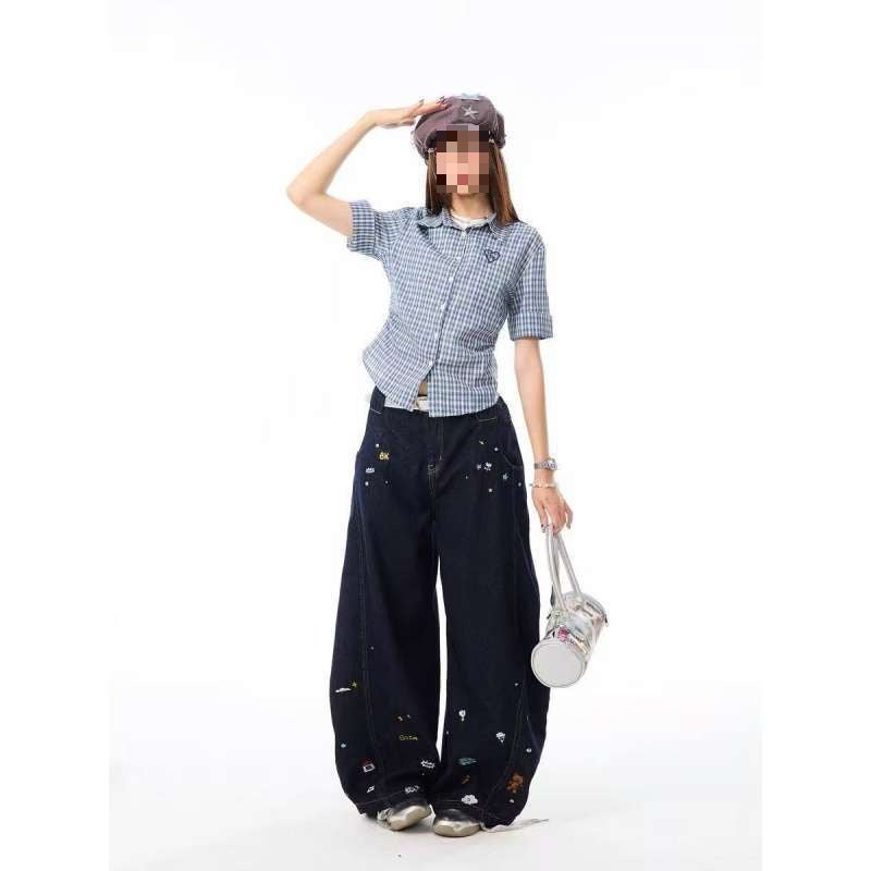 Unisex Casual Daily Denim Jeans - Image 3