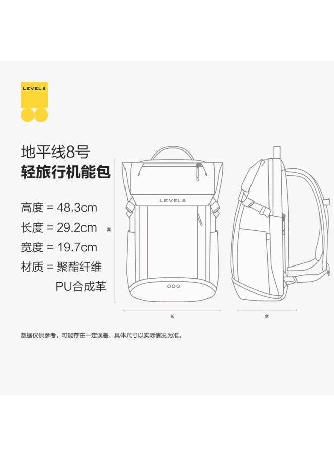 Level8 Casual Business Laptop Backpack, 17.3-inch, Large Capacity, Urban Light Travel, Functional Series, For Men - Image 3
