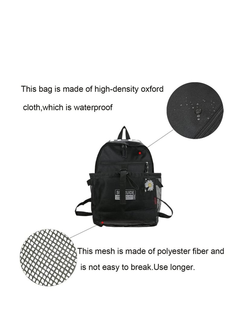 Generic Basketball Backpack, Youth Football Bag,  Large Sports Bag With Ball Compartment for Men Women Boys Girls, Basketball, Soccer, Volleyball, Rugby Unisex Sports Backpack (Black) - Image 2