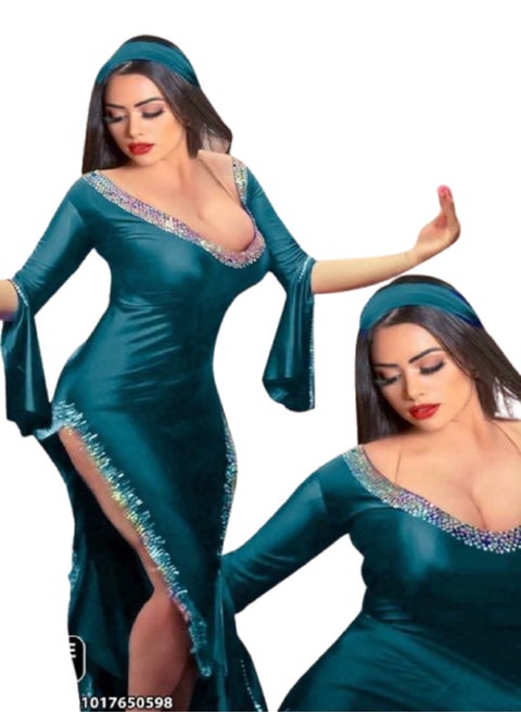A dance jalabiya with head band for women