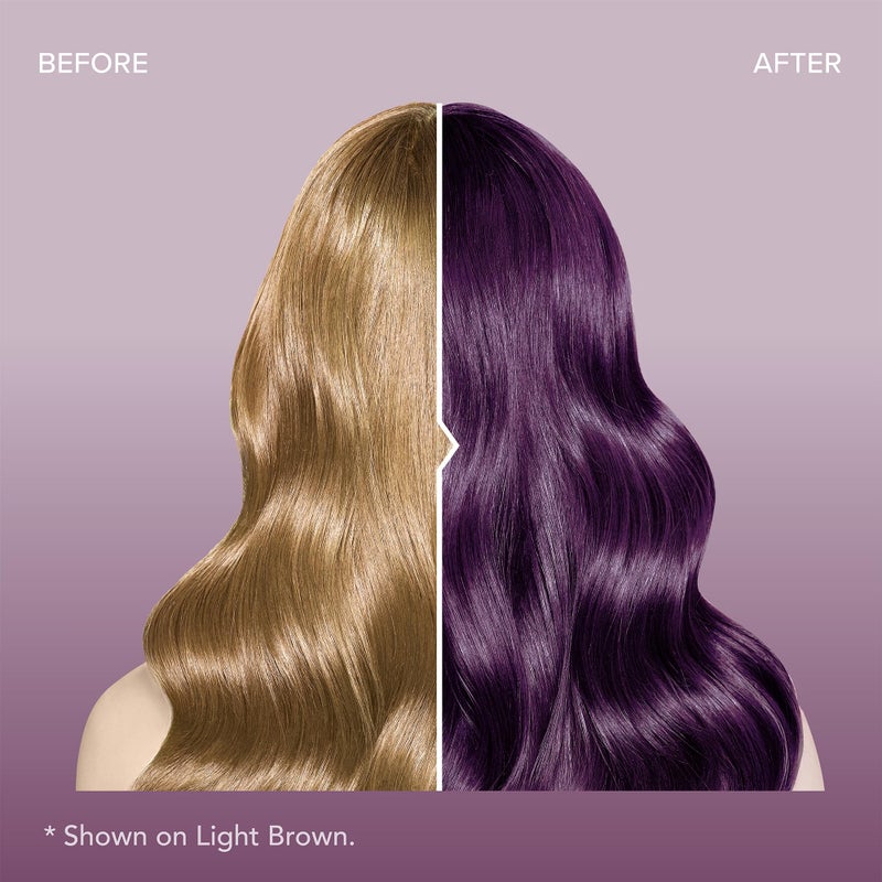Splat | Midnight Complete Kit | Hair Dye | Semi-Permanent | Long Lasting | Vegan and Cruelty-Free (Midnight Plum) - Image 5