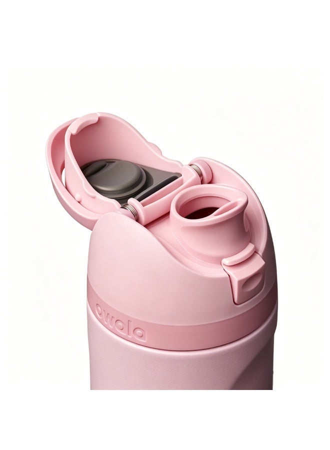 Owala 24oz Stainless Steel FreeSip Water Bottle Rose Quartz - Image 3