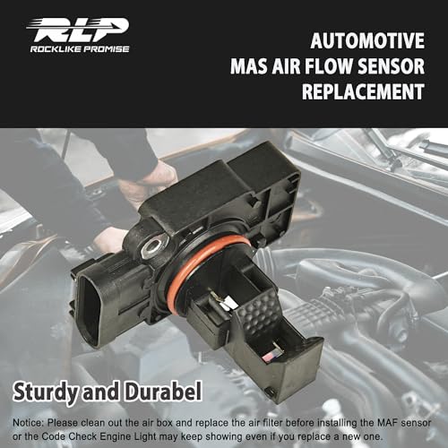 RLP Mass Air Flow Sensor MAF Sensor Compatible with Cadillac CTS Escalade Chevy Avalanche Silverado Suburban Tahoe GMC Sierra Yukon XL 1500 2500 Replaces 10393948 23256991 - Image 4