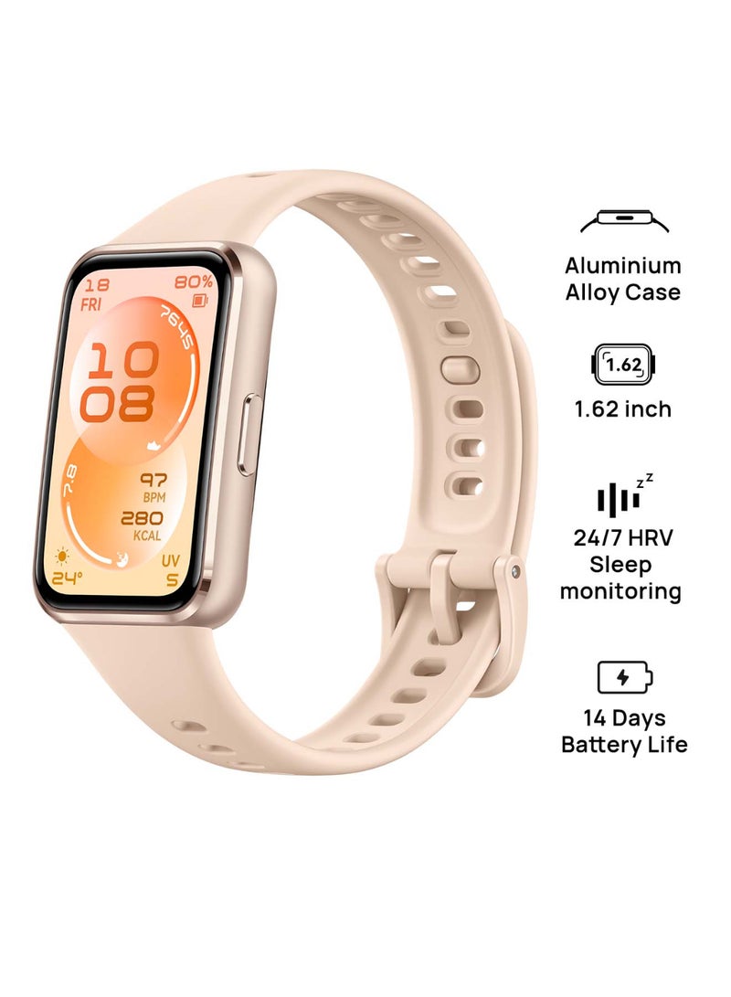 HUAWEI Band 11 Smart Watch, Enhanced Sleep Tracking, Health & Fitness Tracker, Up to 14-day Battery Life, Ultra-Slim & Comfort Wear, iOS & Android Compatible, Beige