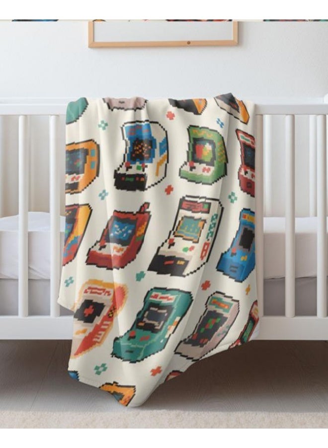 عام بطانية رقيقة من الفانيلا الكرتونية للأطفال أو الطلاب (دافئة ومريحة ومناسبة للنوم والألعاب) 100 سم * 150 سم - 894 - Image 4