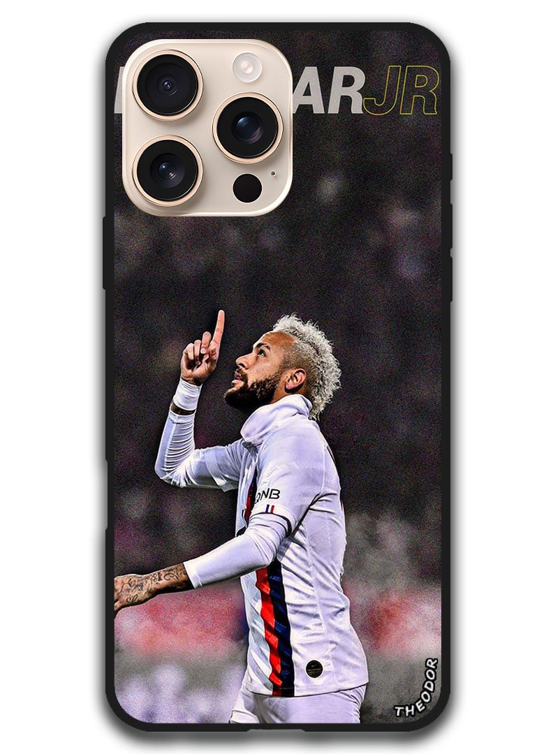 Theodor Protective Case Anti Scratch Shock Proof Bumper Cover For iPhone 16 Pro (6.3)-inch Neymar Jr - Image 1