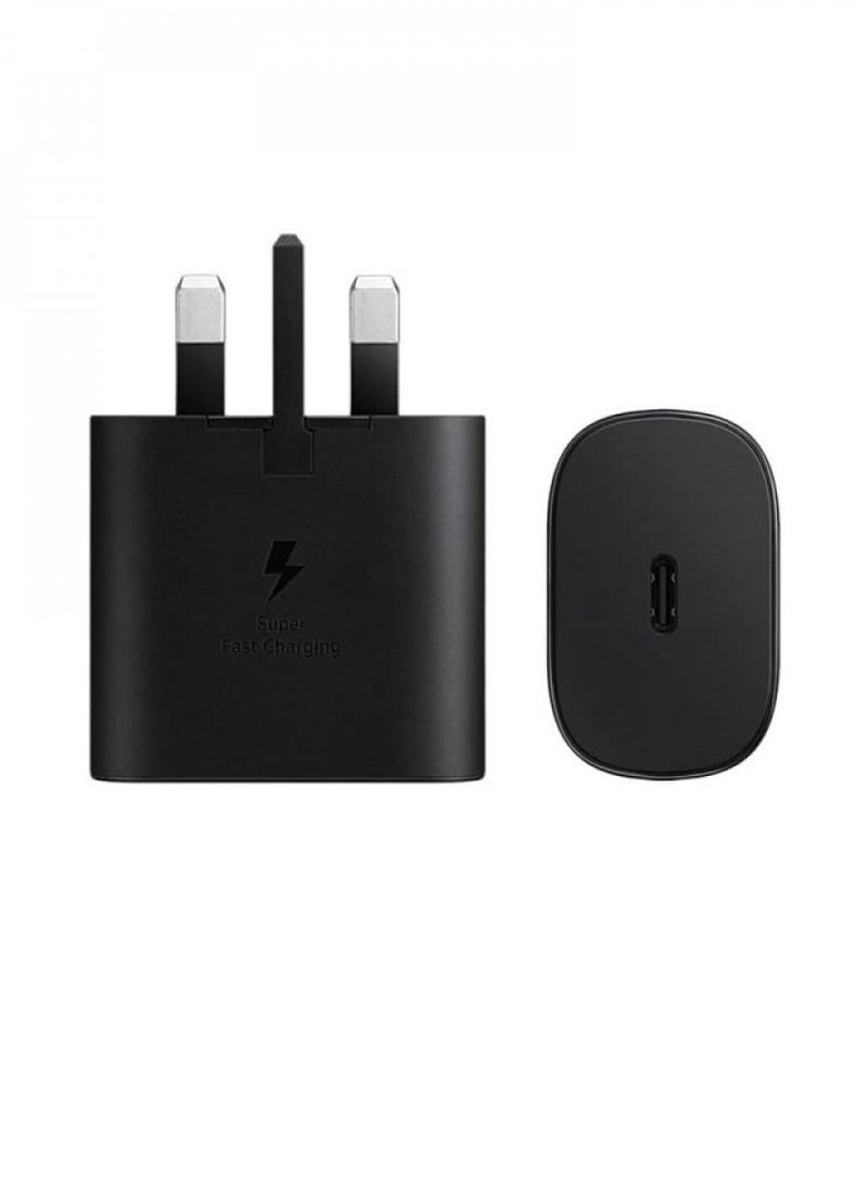 Samsung 25W Fast Charging Type C Charger Head Without Cable Black - Image 2
