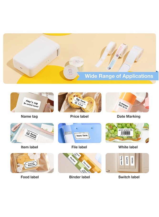 NIIMBOT D101 Label Maker Tape Waterproof Thermal Label Paper Sticker Labels for Barcode Printing 20*40mm White  - Image 5
