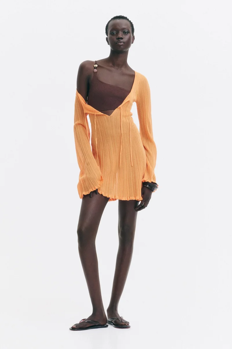H&M Padded-cup High Leg Swimsuit