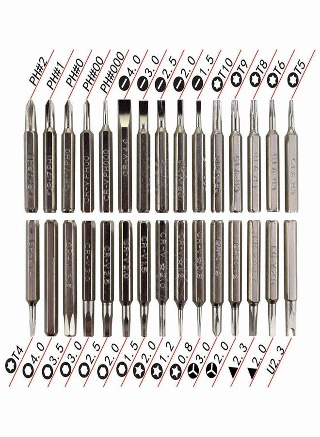 KP2® Screwdriver Sets 32 in 1 For Tool Kit with Flexible Extension Bar & Organizer Case for Laptop, Computer, Phone, Electronic Repair - Image 4