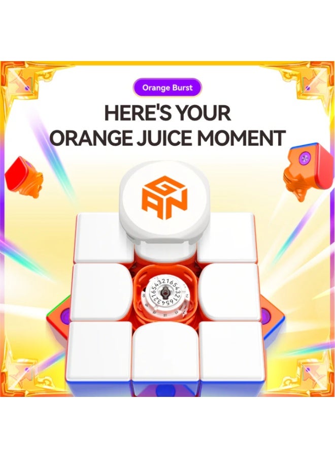 جانكيوب مكعب السرعة المغناطيسي GAN V 100 Leap بتصميم فروستد – إصدار سنة الحصان – أحدث إصدار 2026 - Image 5