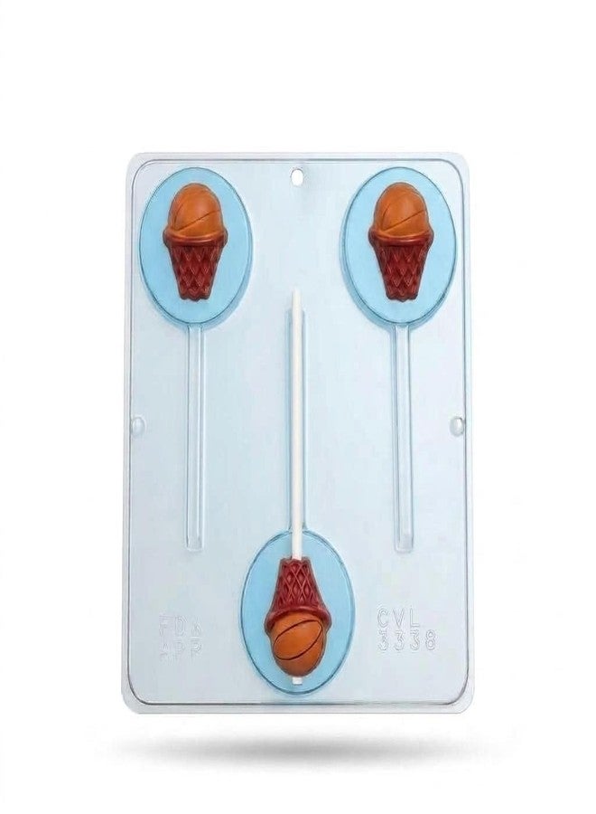 Lollipops Basketball Lollipop Chocolate Candy Mold 3338 - Image 3