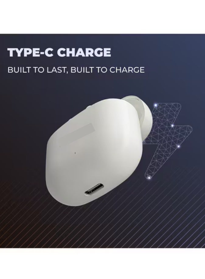 OKU Concentrate Air 4 Wireless Earbuds with Charging Case – White, Bluetooth 5.3, Premium Sound & Comfortable Fit - Image 4