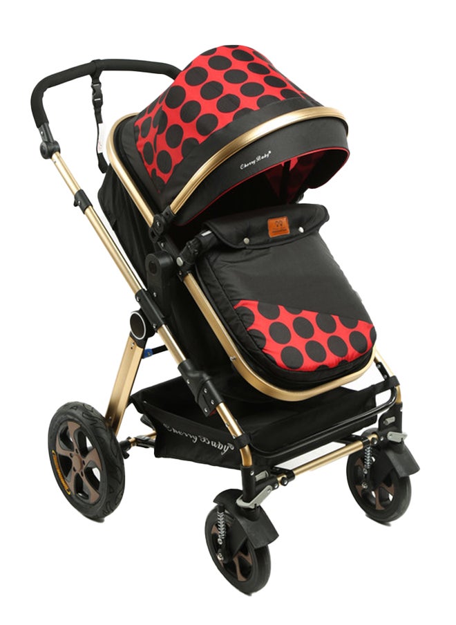 kiddoz Baby Single Stroller - Lady Bug 
